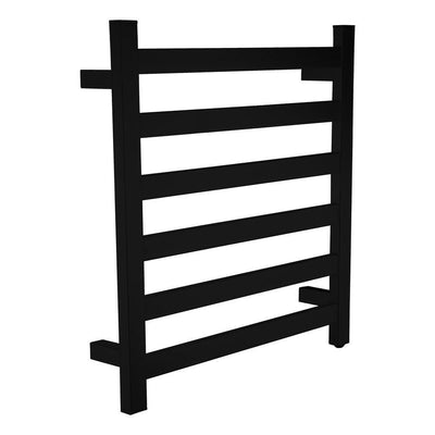 Note 6-Bar Stainless Steel Wall Mounted Towel Warmer in Matte Black - Super Arbor