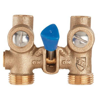 1/2 in. Bronze Sweat x MHT Washing Machine Shutoff Valve - Super Arbor