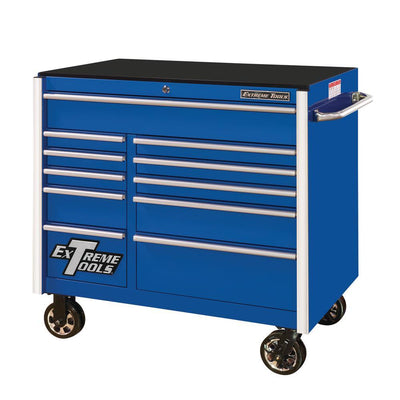 RX Series 41 in. 11-Drawer Roller Cabinet Tool Chest in Blue - Super Arbor