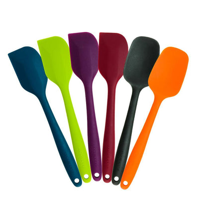 Silicone Spatulas BPA-Free Premium with Stainless Steel Core Heat-Resistant, Non-Stick Dishwasher Safe, Multi-Color - Super Arbor