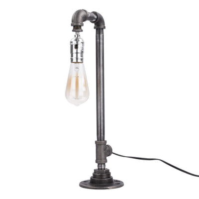 1/2 in. Black Steel Pipe 17.5 in. H Reader Table Lamp Kit - Super Arbor