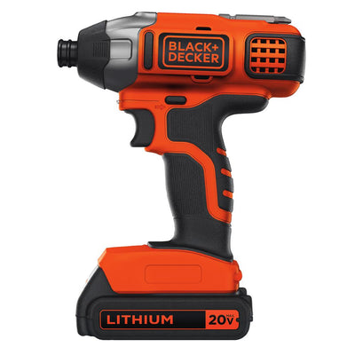 20-Volt MAX Lithium-Ion Cordless Impact Driver with Battery 1.5Ah and Charger - Super Arbor