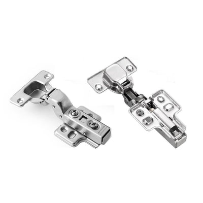 Concealed (35 mm) 110-Degree Clip-On Frameless Soft-Close Inset Cabinet Hinge (12-Pair) - Super Arbor