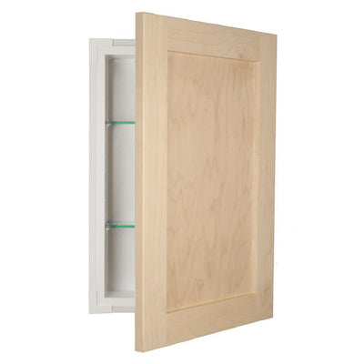 Silverton 14 in. x 22 in. x 4 in. Recessed Medicine Cabinet in Unfinished - Super Arbor