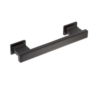 High Desert 3-1/2 in. Center-to-Center Matte Black Drawer Pull - Super Arbor