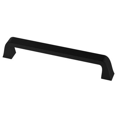 Classic Bell 5-1/16 in. (128mm) Center-to-Center Matte Black Drawer Pull - Super Arbor