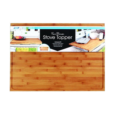 Camco Bamboo 4-Burner Stove Top Work Surface - Super Arbor