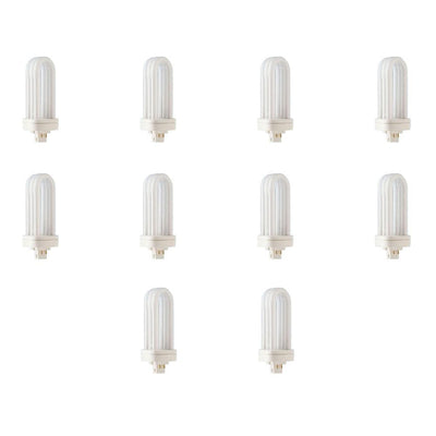 42-Watt Neutral (3500K)4-Pin GX24q-2 CFL Light Bulb (10-Pack) - Super Arbor