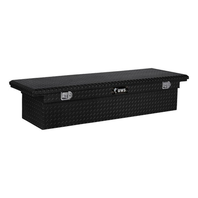 UWS 69 in. Aluminum Black Single Lid Crossover Tool Box with Low Profile - Super Arbor