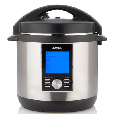 LUX LCD 6 Qt. Stainless Steel Electric Pressure Cooker with Stainless Steel Cooking Pot - Super Arbor