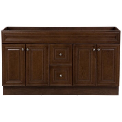 Glensford 60 in. W x 22 in. D Vanity Cabinet Only in Butterscotch - Super Arbor