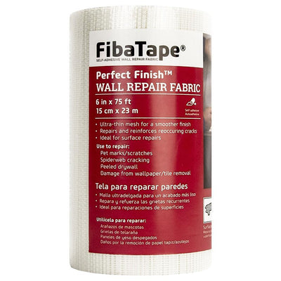 FibaTape 6 in. x 75 ft. Perfect Finish Wall Repair Fabric - Super Arbor