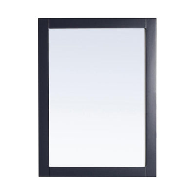 30.00 in. W x 22.00 in. H Framed Rectangular  Bathroom Vanity Mirror in Midnight Blue - Super Arbor