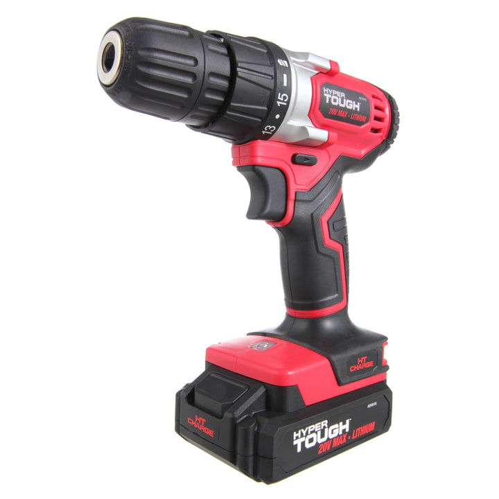 Hyper Tough 20V Max Cordless Drill 70-Piece DIY Home