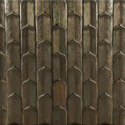 Bond Tile Prong Bronze Matte Ceramic Mosaic Tile (1.13 Sq. Ft. / Sheet)