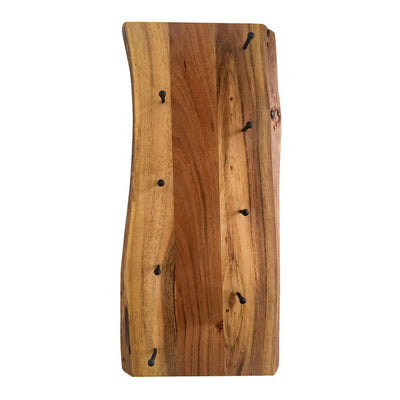 Alpine Live Edge 4 in. L Natural Wood Key Holder - Super Arbor