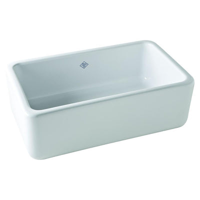 Lancaster Farmhouse/Apron-Front Fireclay 30 in. Single Bowl Kitchen Sink in White - Super Arbor