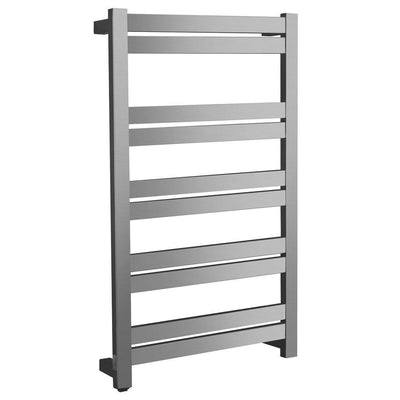 Malibu Series 10-Bar Stainless Steel Wall Mounted Electric Towel Warmer in Brushed Nickel - Super Arbor