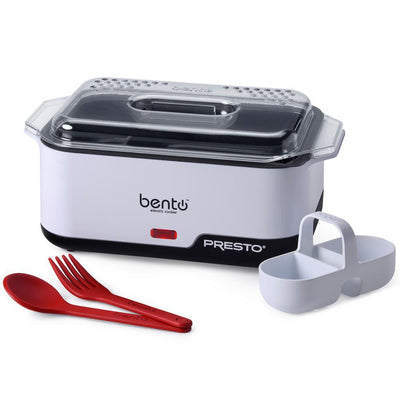 Bento Box White 1.75 Cup Electric Steamer Ramen Noodle Cooker - Super Arbor