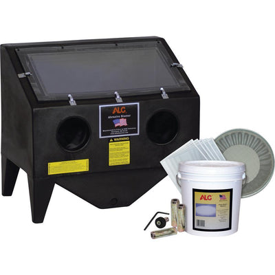 Bench Top Abrasive Blaster Cabinet with Starter Kit - Super Arbor