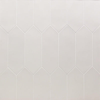 Ivy Hill Tile Russell White 4 in. x 12 in. 10 mm Matte Porcelain Subway Floor and Wall Tile (40 pieces 10.76 sq. ft. / Box)