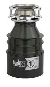 InSinkErator Badger 1/3 hp Garbage Disposal; InSinkErator Badger 1/3 hp Garbage Disposal - Super Arbor