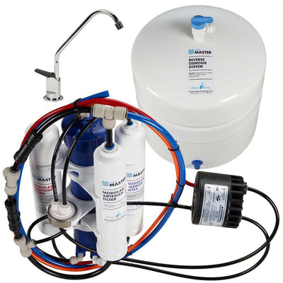 Artesian Full Contact with Permeate Pump Under Sink Reverse Osmosis System - Super Arbor