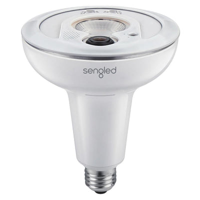 Snap Integrated 60-Watt Equivalent Warm White PAR38 HD Camera Outdoor LED Floodlight Lighting Technolog Light Bulb - Super Arbor