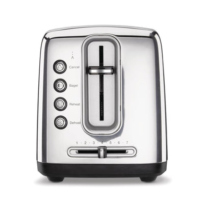 Artisan Bread 2-Slice Stainless Steel Long Slot Toaster with Crumb Tray - Super Arbor