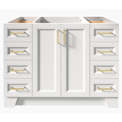 Taylor 48 in. W Vanity Cabinet Only in White - Super Arbor