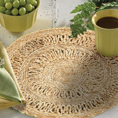 15 in. Natural Jute LR12027-NAT15 Natural Placemat (Set of 2) - Super Arbor