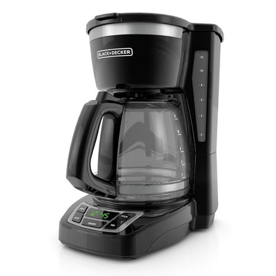 12-Cup Black Programmable Coffeemaker - Super Arbor