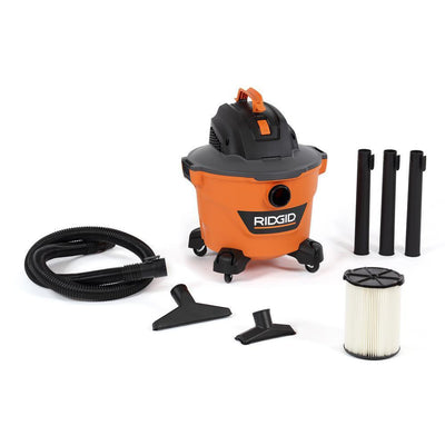 9 Gal. 4.25-Peak HP NXT Wet/Dry Shop Vacuum with Filter, Hose and Accessories - Super Arbor