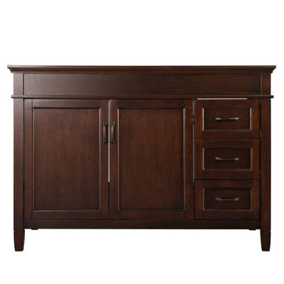 Ashburn 48 in. W Bath Vanity Cabinet Only in Mahogany - Super Arbor