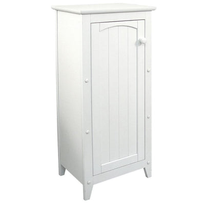 16-1/2 in. W x 36 in. H x 12-1/2 in. D Bathroom Linen Storage Cabinet in White - Super Arbor