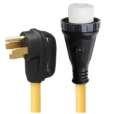 ParkPower Detachable Power Cord With Handle and Indicator Light - 25 ft., 50 Amp - Super Arbor