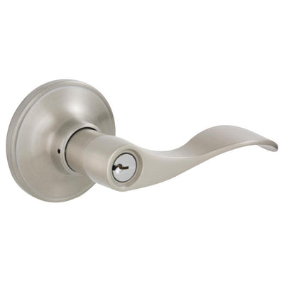 Millstreet Satin Nickel Keyed Entry Door Lever - Super Arbor