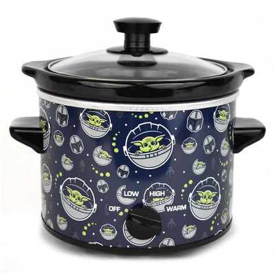 Star Wars The Mandalorian 2 Qt Navy Blue Slow Cooker - Super Arbor