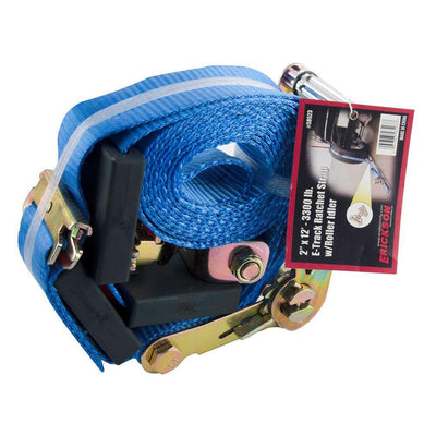 12 ft. x 2 in. Adjustable Tire Strap with E-Track Roller Idler Fitting - Super Arbor