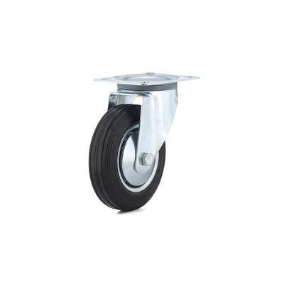 6-5/16 in. black Swivel Without Brake plate Caster, 308.7 lb. Load Rating - Super Arbor