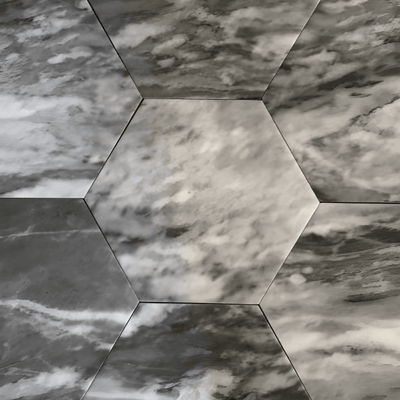 Classico Carrara Hexagon 7 in. x 8 in. Porcelain Floor and Wall Tile (7.5 sq. ft./Case) - Super Arbor