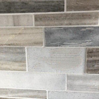 Genuine Stone Dapper White 11-in x 14-in Multi-finish Natural Stone Marble Random Marble Look Floor and Wall Tile (0.96-sq. ft/ Piece) - Super Arbor