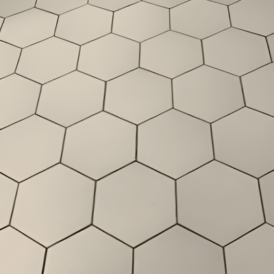 Glassel Nero Hexagon 9 in. x 10 in. Matte Porcelain Stone Look Floor and Wall Tile (6.89 sq. ft./Case) - Super Arbor