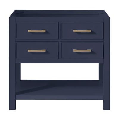 Hampton 30 in. Navy Blue Single Vanity Base