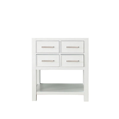 Hampton 30 in. White Single Vanity Base