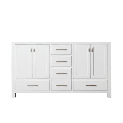 Kent 60 in. White Double Vanity Base