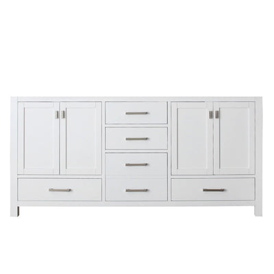 Kent 72 in. White Double Vanity Base