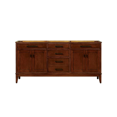 Landon 72 in. Tobacco Double Vanity Base