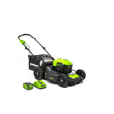 Greenworks 40-volt Lithium Ion Push 20-in Cordless Electric Lawn Mower