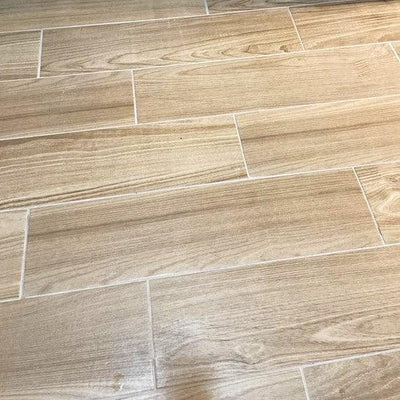 Maui Honey 8-in x 32-in Matte Porcelain Wood Look Floor and Wall Tile (1.71-sq. ft/ Piece)